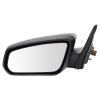 TRQ Driver Side Power Mirror Textured Black Non-Heated Non-Fold view 1