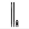 Topeak Valve Extender Set 70 mm Pair, Black Aircraft-Grade Aluminum Presta Valve Extensions with Valve Tool for Easy Inflation and Improved Air Seal Performance view 1
