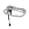 Auto Dynasty [Carrier Model] Factory Style Front Outer Door Handle Base with Cable Compatible with BMW X5 2000-2006, Passenger Right Side, Bare Silver view 1