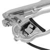 Auto Dynasty [Carrier Model] Factory Style Front Outer Door Handle Base with Cable Compatible with BMW X5 2000-2006, Passenger Right Side, Bare Silver view 3