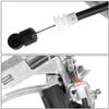 Auto Dynasty [Carrier Model] Factory Style Front Outer Door Handle Base with Cable Compatible with BMW X5 2000-2006, Passenger Right Side, Bare Silver view 4