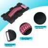 Gaizon 4 Pack Grab Handles Roll Bar Paracord Handgrip Handles with America Flag Pattern Replacement for Jeep Wrangler YJ TJ JK JL,Gladiator JT 1955-2022(Pink) view 4
