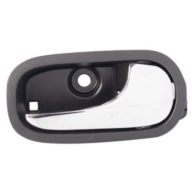 TRQ Front Right Interior Door Handle Black Passenger Side