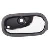 TRQ Front Right Interior Door Handle Black Passenger Side view 1
