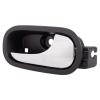 TRQ Front Right Interior Door Handle Black Passenger Side view 4