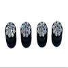 RVM Designs 4 Handmade Bling Clear Crystal Spike Corrosion Resistant Tire Valve Stem Caps Created with Swarovski Crystals view 3