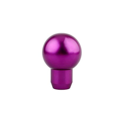 Sakali Manual Shift Knob Aluminum Alloy Ball Gear Shift Knob Universal Car Modification Stick Shift Knob Cover for Most Car Models (Purple)
