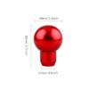 Sakali Manual Shift Knob Aluminum Alloy Ball Gear Shift Knob Universal Car Modification Stick Shift Knob Cover for Most Car Models (Purple) view 2