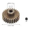 VGEBY RC Pinion Gear Set, 26T Hardened Pinion Gear Fit for 1/10 for X Maxx for Maxx RC Car Hardened Steel RC Motor Pinion Gear Fits 5mm Shaft Motor view 4