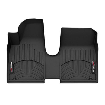 WeatherTech Custom Fit FloorLiners for Hyundai Ioniq 5, Ioniq 5, 1st Row - Over The Hump (4417201), Black