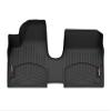 WeatherTech Custom Fit FloorLiners for Hyundai Ioniq 5, Ioniq 5, 1st Row - Over The Hump (4417201), Black view 1