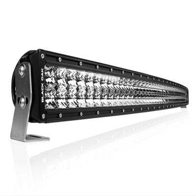 Black Oak LED Curved Double Row LED Light Bar 50-Inch Light Bar 300W Combo Optics, Pro Series 3.0 Curved Light Bar for Trucks, Jeeps, Pickups, Off-Road Driving, Fog & Work Lights