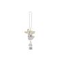 Ganz Angel Car Charm, Zinc and Iron, 2 Inches Width, 2 Inches Height, Silver and Gold view 1