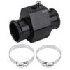 Car Water Temp Temperature Joint, Water Temp Hose Attachment Adapter, Aluminum Alloy Car Water Temp Temperature Joint Pipe Hose Sensor Gauge Adapter with Clamps view 1