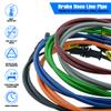 Fewfuss Motorcycle Hydraulic Brake Oil Hose - 28 28 Degree M10 Braided Steel Brake Clutch Oil Line Pipe for Dirt Bike Enduro Motocross Black 800mm/31.5" view 4