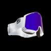 100% SNOWCRAFT XL HiPER Premium Protective Goggles (White/Violet - Mirror Violet Lens) view 2