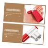 BESPORTBLE 2pcs Mini Bike Inflator Portable Tire Inflator for Road Mountain Cycling Aluminum Design for Quick Inflation for Emergency Use No Gas Included view 2