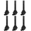 OCPTY Ignition Coils 2001-2002 for Chevrolet Tracker 1.6L/L4,2002-2006 for Suzuki XL-7 2.7L/V6 3-Pins UF237 6 PCS Ignition Coil Pack view 1