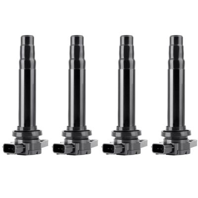 OCPTY Suitable 2000-2002 for Nissan Sentra 1.8L/L4 Replacement Ignition Coils 3-PINS Coil Pack #UF326 (Set of 4)