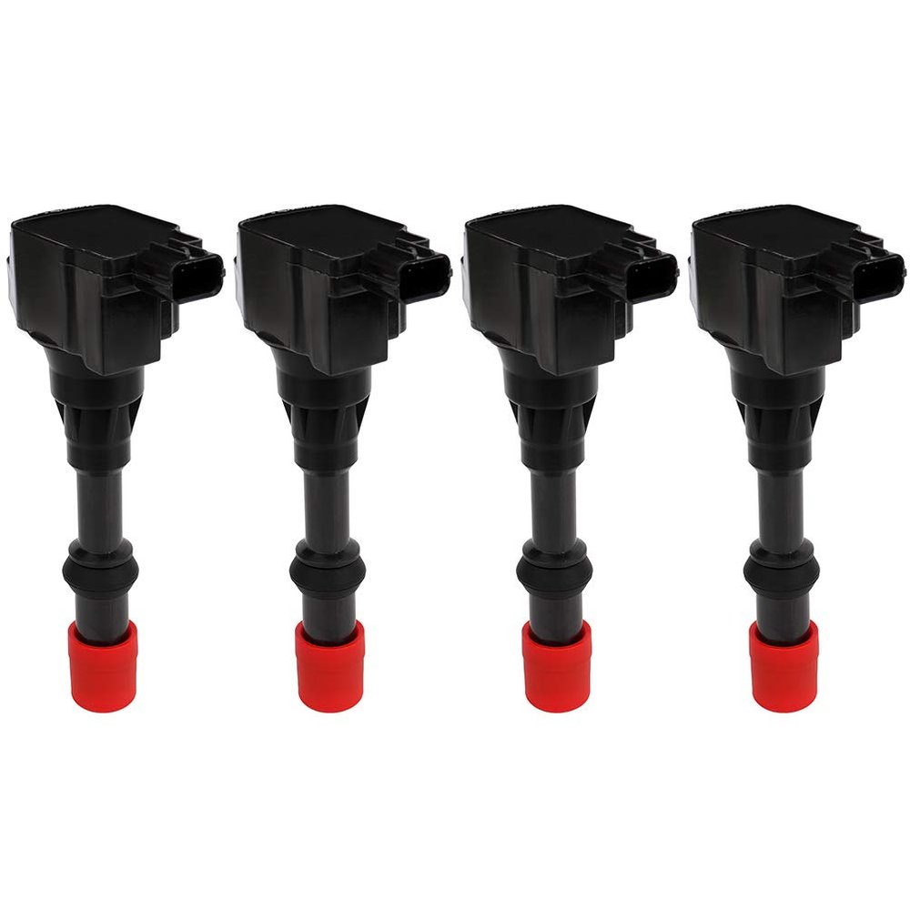 OCPTY Suitable 2003-2005 for Honda Civic 1.3L/L4 Replacement Ignition Coils 3-PINS Coil Pack #UF373 (Set of 4)
