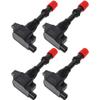 OCPTY Suitable 2003-2005 for Honda Civic 1.3L/L4 Replacement Ignition Coils 3-PINS Coil Pack #UF373 (Set of 4) view 2