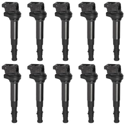 OCPTY Set of 10 Coil Packs Compatible with 2006-2010 for BMW for M6 5.0L/V10,2006-2010 for BMW for M5 5.0L/V10 Replacement for UF572, 5C1700(3-Pins Ignition Ciols