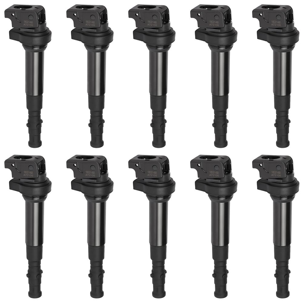 OCPTY Set of 10 Coil Packs Compatible with 2006-2010 for BMW for M6 5.0L/V10,2006-2010 for BMW for M5 5.0L/V10 Replacement for UF572, 5C1700(3-Pins Ignition Ciols