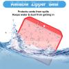 Geyee 6 Pack Fishing Hunting License Holder Waterproof Fluorescent Orange ID Holder with 6 Bronze Safety Pins Heavy Duty for License Permit Protection Hunting Deer Season Supplies(Horizontal) view 4