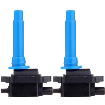 OCPTY Suitable 1997 for Kia Sephia 1.6L/L4,2000-2004 for Kia Spectra 1.8L/L4 Replacement Ignition Coils 2-PINS Coil Pack #UF253 (Set of 2)