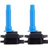 OCPTY Suitable 1997 for Kia Sephia 1.6L/L4,2000-2004 for Kia Spectra 1.8L/L4 Replacement Ignition Coils 2-PINS Coil Pack #UF253 (Set of 2) view 1