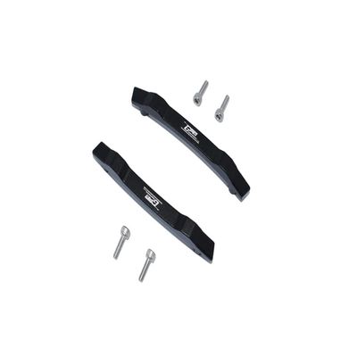 GPM 6PC Set Upgrades Aluminum Roof Skid Plate for 1/10 4WD Hoss 4X4 VXL 3S (90076-4) RC Cars (Black)