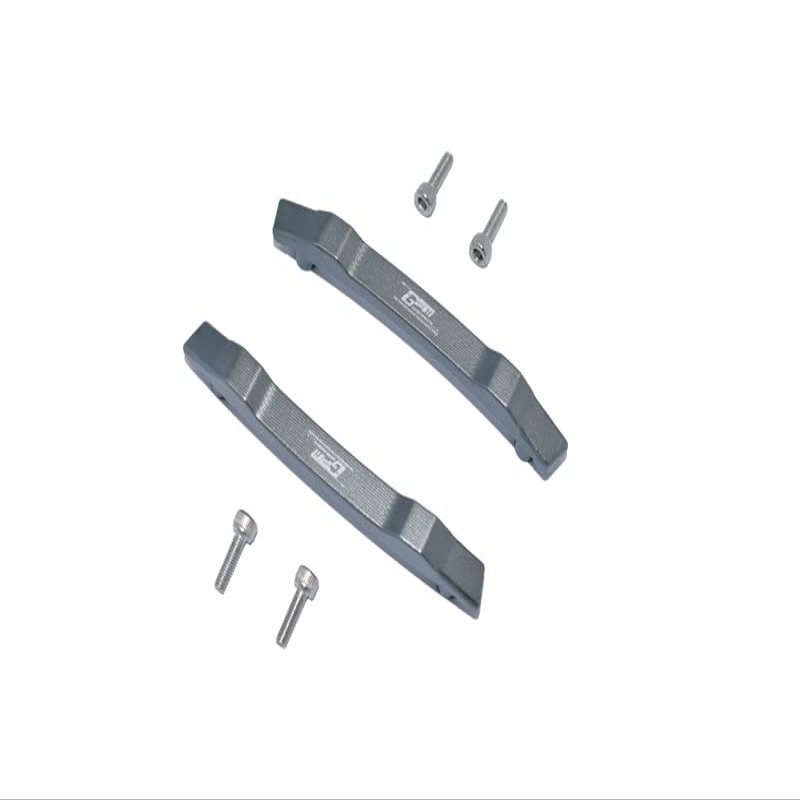 GPM 6PC Set Upgrades Aluminum Roof Skid Plate for 1/10 4WD Hoss 4X4 VXL 3S (90076-4) RC Cars (Gray)