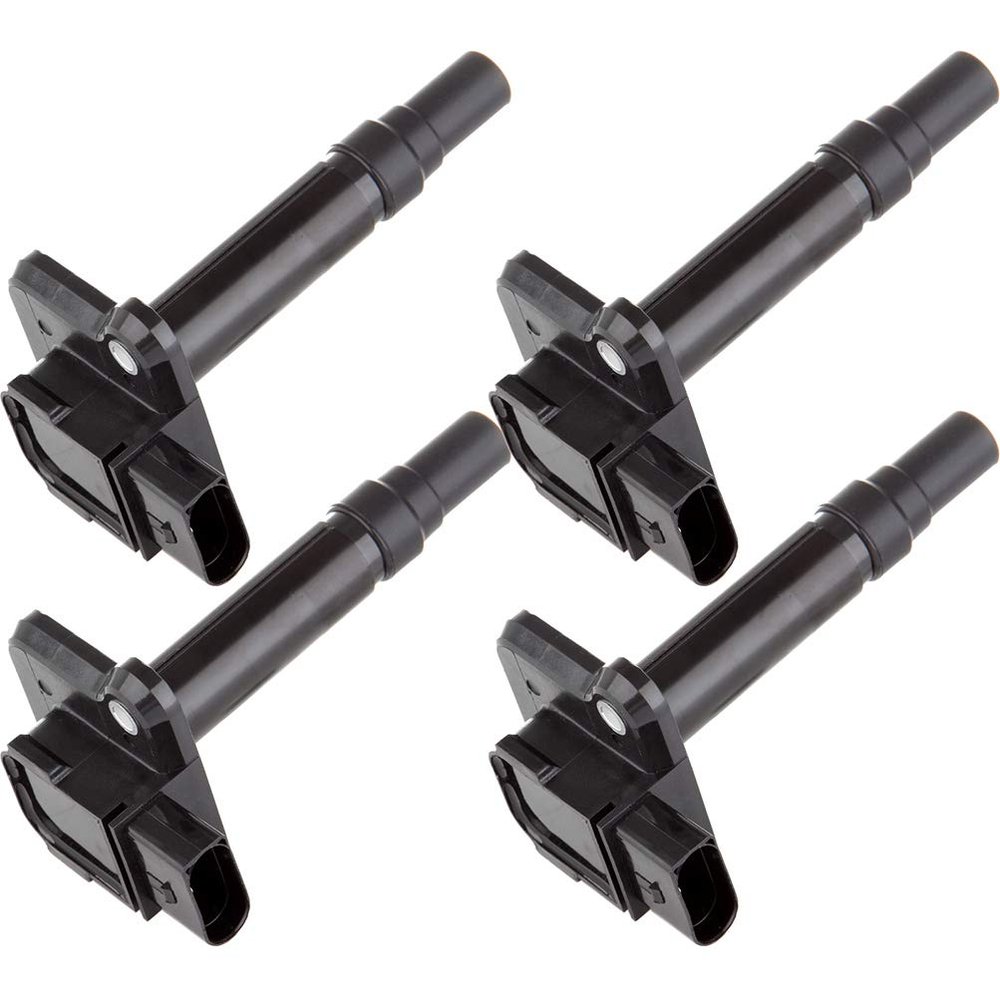 OCPTY Fits 1997-2000 for Audi A4 1.8L/L4,1999-2000 for Volkswagen Beetle 1.8L/L4 Ignition Coil Packs 4-Pins #UF274 (4 Ignition Coils)