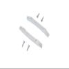 GPM 6PC Set Upgrades Aluminum Roof Skid Plate for 1/10 4WD Hoss 4X4 VXL 3S (90076-4) RC Cars (Silver) view 1