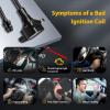 OCPTY Ignition Coils 2002-2006 for Nissan Sentra 1.8L/L4,2001-2005 for Nissan Almera 1.8L/L4 3-Pins UF351 4 PCS Ignition Coil Pack view 3