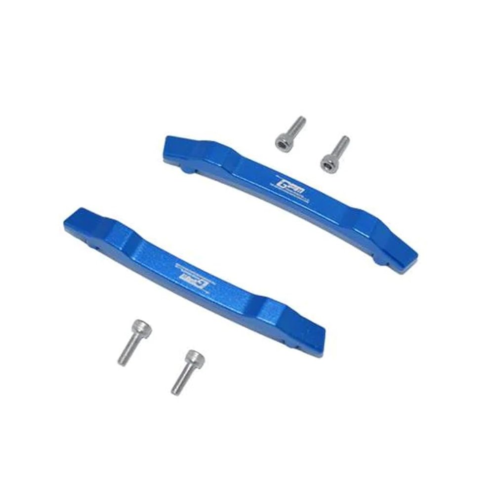 GPM 6PC Set Upgrades Aluminum Roof Skid Plate for 1/10 4WD Hoss 4X4 VXL 3S (90076-4) RC Cars (Blue)