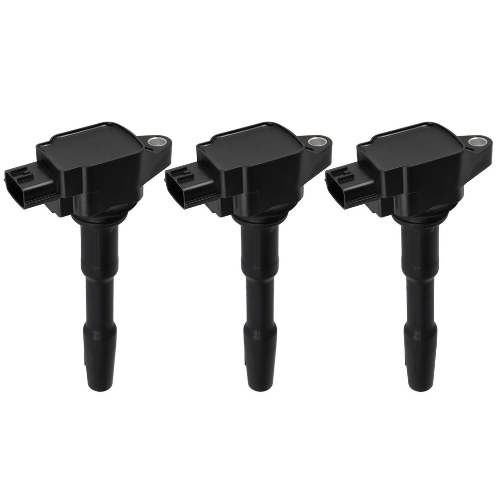 OCPTY Ignition Coil Pack for UF-808 Coils for 2017 for Smart for Fortwo 1.0L/L3,2016-2017 for Smart for Fortwo 0.9L/L3 Set of 3 Coil Packs & 3-Pins Ignition Coil