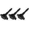 OCPTY Ignition Coil Pack for UF-808 Coils for 2017 for Smart for Fortwo 1.0L/L3,2016-2017 for Smart for Fortwo 0.9L/L3 Set of 3 Coil Packs & 3-Pins Ignition Coil view 2