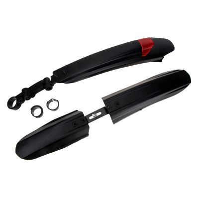 INOOMP Tire Mud Guards Bike with Light Front Rear Adjustable Mountain Bike for Road Bike Mountain Bike Mudguard