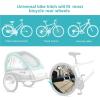 Bike Trailer Hitch, Metal Bicycle Trailer Coupler Attachment Hitch Bicycle Trailer Hitch Adapter Bicycle Rear Trailer Replacement Bike Trailer Coupler Connector Hitch Trailers view 2