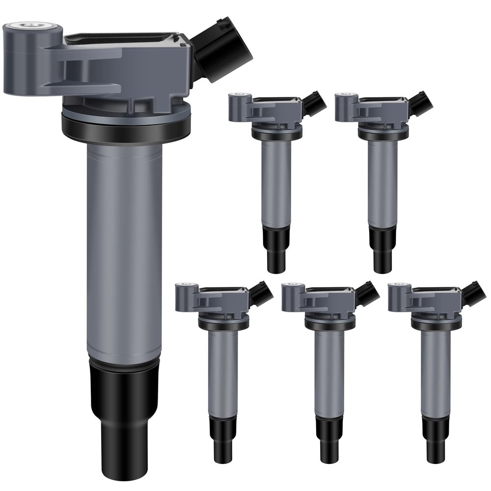 OCPTY Ignition Coil Pack for UF267 Coils for 1999-2003 for Lexus for ES300 3.0L/V6,2000-2004 for Toyota for Avalon 3.0L/V6 Set of 6 Coil Packs & 4-Pins Ignition Coil