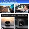 Fastsun G4S Digital GPS Speedometer, Car HUD Heads Up Display with Digital Speed in MPH KPH, Overspeed Alarm, Driver Fatigue Reminder, Multifunction Speedometer Universal for All Vehicle, Fuel Cars view 4