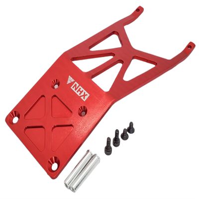 NHX RC Aluminum Front Skid Plate -Red : 1/10 Slash 2WD