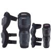 WIRUN 4pcs Motorcycle Knee Shin Guards Adjustable Elbow Guard Pads Crashproof Nonslip Knee Cap Pads Protector for Motocross Racing ATV Skating Protective Gear (Black51) view 2