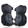 WIRUN 4pcs Motorcycle Knee Shin Guards Adjustable Elbow Guard Pads Crashproof Nonslip Knee Cap Pads Protector for Motocross Racing ATV Skating Protective Gear (Black51) view 3