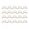 uxcell Fuel Line Hose Clips, 100pcs 14mm ID Fit 15.5-16mm OD Hose 65Mn Steel Water Pipe Air Tubing Spring Hose Clamps for Motorcycle Scooter view 1