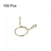 uxcell Fuel Line Hose Clips, 100pcs 14mm ID Fit 15.5-16mm OD Hose 65Mn Steel Water Pipe Air Tubing Spring Hose Clamps for Motorcycle Scooter view 3