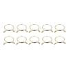 uxcell Fuel Line Hose Clips, 10pcs 30mm ID Fit 31.5-32mm OD Hose 65Mn Steel Water Pipe Air Tubing Spring Hose Clamps for Motorcycle Scooter view 1