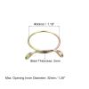uxcell Fuel Line Hose Clips, 10pcs 30mm ID Fit 31.5-32mm OD Hose 65Mn Steel Water Pipe Air Tubing Spring Hose Clamps for Motorcycle Scooter view 2