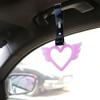 Auto Car Accessory 2Pcs ANGEL WING Heart Glow In Dark Pink TSURIKAWA Ring Subway Train Bus Handle Style_8888 view 4